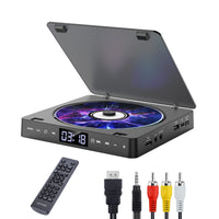 1 x RAW Customer Returns Gueray DVD Players for TV DVD Player All Region Free Portable Mini DVD CD Player with HD 1080P HDMI AV USB 3.5mm Aux Port Included Remote Control, HDMI and AV Cable Black  - RRP €44.99