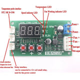 1 x RAW Customer Returns JZK Digital PWM Driver Module, DC 12V 24V 48V PWM 4 Wire Fan Temperature Controller Speed Controller Display Module for PC Fan, PWM Temp Module - RRP €9.6