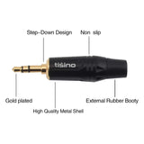 1 x RAW Customer Returns TISINO Dual XLR Female to 3.5mm Stereo Microphone Cable, Unbalanced Double XLR to 3.5mm Aux Mini Jack Y-Splitter Breakout Cable - 3m - RRP €16.48