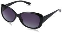 1 x RAW Customer Returns Polaroid P8317 IX KIH Sunglasses, Black Black Grey SF Pz , 58 for Women - RRP €33.18