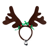 3 x Brand New RDWESZOD Dog Reindeer Antlers Christmas Headband Classic Elk Hat Headwear Pet Costumes Accessories A  - RRP €57.6