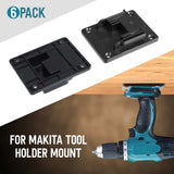 1 x RAW Customer Returns JJXNDO for Makita Tool Holder, 6-Pack Tool Dock Holder Wall Hanger For Makita 14.4-18V Lithium Battery Tools with Screws - RRP €19.15