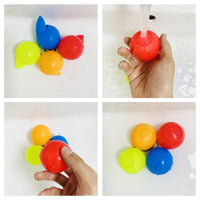 9 x Brand New TOPJOWGA Water Bombs Balls Set, 8 Pieces Quick-Fill Water Bombs, Self-Closing Water Balloons, Splash Balls, Reusable, Water Balloon for Children, Garden, Pool, Water Fun - RRP €99.81