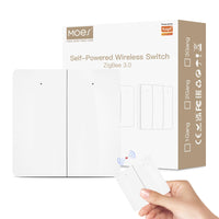 1 x RAW Customer Returns MOES ZigBee Scene wireless switch, wireless push button switch no battery, requires MOES ZigBee Hub - RRP €32.26