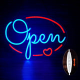 1 x RAW Customer Returns FITNATE Open sign LED, Open illuminated sign, Open advertising, LED Open sign, LED signs, Open sign illuminated, advertising light Open, illuminated sign Open, ideal for hairdresser, bakery, tattoo etc. - RRP €32.99