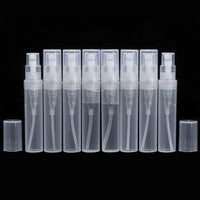 1 x RAW Customer Returns Lahviuu Mini spray bottle, 30 pieces 5 ml transparent plastic mini spray bottles atomizer perfume atomizer bottles, for perfume body care liquid cosmetics travel with 5 funnels  - RRP €10.09