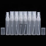 1 x RAW Customer Returns Lahviuu Mini spray bottle, 30 pieces 5 ml transparent plastic mini spray bottles atomizer perfume atomizer bottles, for perfume body care liquid cosmetics travel with 5 funnels  - RRP €10.09