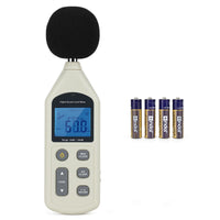 1 x RAW Customer Returns Digital Sound Level Meter, USB 4700 Groups Data Recording Decibel Meter, Measuring 30dBA 130dBA Portable LCD Display Sound Level Meter with 4 Batteries Data Storage Function  - RRP €68.99