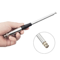 1 x RAW Customer Returns TWAYRDIO Portable BNC Telescopic Handheld CB Radio Antenna 27Mhz Extendable 23.3cm to 1.3m Antennas for Midland Cobra Uniden Handheld Portable CB Amateur Radio - RRP €18.4