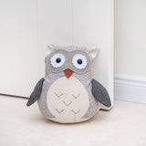 1 x RAW Customer Returns Estimber Cute Door Stop Decorative Door Stops for Home and Office, Owl Weighted Interior Door Stop Fabric Stuffed Animal Door Stop Floor Decorative - RRP €16.13