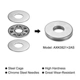 1 x RAW Customer Returns sourcing map AXK0821 Axial Needle Roller Bearing with Washers 8mm Bore 21mm OD 2mm Width 20pcs - RRP €15.6