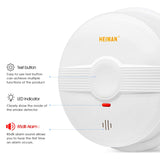 1 x RAW Customer Returns HEIMAN smoke detector EN14604 tested smoke alarm, fire alarm with 10 years battery life, with photoelectric sensor 5 pieces  - RRP €63.52