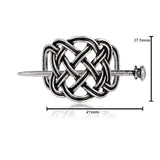 2 x Brand New Vintage Viking Celtic Knot Hair Clip Hairpin for Elegant Women and Girls - RRP €36.0