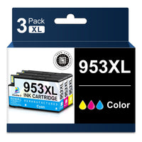 1 x RAW Customer Returns DOUBLE D 953XL Black for HP 953XL Black, Not affected by the upgrade, compatible with HP Officejet Pro 7720 7730 7740 8710 8715 8720 8730 8740 - RRP €30.24