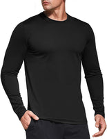 1 x RAW Customer Returns Men s 3-pack long-sleeved T-shirts, UPF 50 UV quick-drying functional shirt running shirts, breathable long-sleeved sports shirt gym shirt outdoor workout fitness top Black Navy HGrey-3P03-M - RRP €34.99