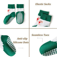 8 x Brand New WJOWWL 5 pairs of baby socks Christmas socks, Christmas socks, anti-slip socks children s winter socks children s anti-slip socks baby crawling socks baby ABS socks children s warm Christmas socks A  - RRP €80.56