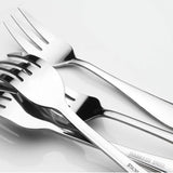 1 x RAW Customer Returns QUCHER 12 pieces cake forks, dessert forks stainless steel set - RRP €8.94