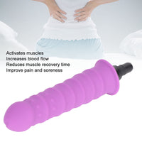 1 x Brand New Massage Gun Replacement Head Soft Silicone Comfortable Muscle Massager Head Deep Tissue Massager Replacement Head Purple 0.71inch  - RRP €20.84