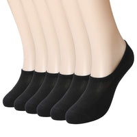 1 x RAW Customer Returns  MD 6 Pairs Men s Invisible Sneaker Socks Ankle Socks Viscose Socks Non-Slip Liner Short Socks 3Black3White10-13 - RRP €19.44