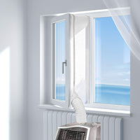 1 x RAW Customer Returns HOOMEE Universal Window Insulation Cover for Portable Air Conditioner and Dryer 400 CM - Suitable for All Portable Air Conditioners, Easy to Install - RRP €22.68