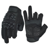 1 x RAW Customer Returns Seibertron TTFIG 2.0 Men s Tactical Military Gloves Flexible Rubber Knuckle Protective for Combat Hunting Hiking Airsoft Paintball Motorcycle Motorbike Riding Outdoor Gloves Black XL - RRP €22.99