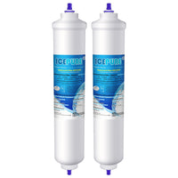 1 x RAW Customer Returns ICEPURE Water Filter Refrigerator Replacement for Samsung DA29-10105J, DA29-10105J HAFEX EXP, DA99-02131B, WSF-100, EF9603, Integrated Pipe Connector - RRP €20.0