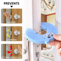 4 x Brand New Foam Door Stop, Baby Safety Door Stop, Child Safety Finger Protection, 6 Pcs Anti Pinch Door Stop, Anti Finger Clip for Doors, Foam Finger Protector, Baby Door Stop - RRP €91.2