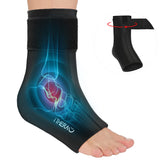 1 x RAW Customer Returns i THERAU cooling socks Achilles tendon bandage, cooling pack, cooling cuff for foot, ankle bandage cooling, gel cooling pads for foot heat and cold therapies, cooling socks for plantar fasciitis - RRP €26.0