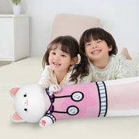 6 x Brand New Terbaik 85CM Cat Cuddly Toy Stuffed Animal Long Cat Pillow Kawaii Cat Plush Pink Cat Throw Pillow Soft Cat Stuffed Animal Toy Gift over 3 years - RRP €179.88