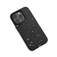 1 x RAW Customer Returns Mous Case for iPhone 15 Pro MagSafe Compatible Case - Limitless 5.0 - Speckled Black Fabric - Mobile Phone Case iPhone 15 Pro Case - Protective Case - RRP €61.34