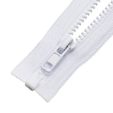 4 x Brand New Sawoake 5 2pcs 91cm Separating Jacket Zippers for Sewing Coats Jacket Zipper White Molded Plastic Zippers Bulk Tailor DIY Sewing Tools for Garment Bags - RRP €81.6