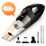 1 x RAW Customer Returns VacLife handheld vacuum cleaner battery - wireless, rechargeable, small and handy, with high performance and quick charging function, for home and car cleaning, orange VL189  - RRP €50.41