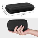 1 x RAW Customer Returns Sanitary Napkin Holder, 2 Pieces Black Portable Sanitary Napkin Box Tampon Box 16 8.5 3 cm Sanitary Napkin Bag Bag Storage Box for Women, Girls, Women - RRP €36.0