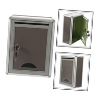 1 x RAW Customer Returns STOBOK Mailbox Metal Mailbox Lockable Urn Wall Mounted Mailboxes Wall Mounted Mailboxes Wall Mounted Mail Holder Lock Boxes for Keys Box - RRP €30.48