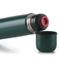 1 x RAW Customer Returns Blumtal Thermos bottle 1L - BPA-free thermos flask for hot cold - leak-proof insulated bottle 1000ml made of stainless steel - Thermos flask with mug - Insulated flask 1L - Thermos flask - Dark green - RRP €22.99