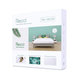 1 x RAW Customer Returns RECCI Waterproof Double Mattress Cover 160x190 200, 100 Bamboo Mattress Cover Fabric, Mattress Protector, Super Soft, Highly Breathable, Silent 160x190 200 cm  - RRP €38.35