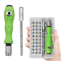 1 x RAW Customer Returns Screwdriver Sets Uktunu 32 in 1 Magnetic Precision Torx Bit Screwdriver Set with Flexible Shaft Bits Tool Set for Cell Phone, Smartphone, Game Console, Tablet, PC, Glasses, Watch - RRP €9.99