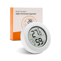 1 x RAW Customer Returns Mini Thermometer Hygrometer Indoor, 3 Pack LCD Room Thermometer Humidity Meter Digital Indoor Room Temperature Measuring Instrument, Black - RRP €26.4