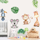 13 x Brand New JAHEMU Animals Wall Stickers Forest Animals Wall Decals Nursery for Baby Boy Girl Bedroom Decoration - RRP €265.2