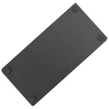 1 x RAW Customer Returns ZEONHEI Set of 8 25 x 12 cm rectangular slate plates, serving plates made of slate, slate table coasters slate plate for buffet, serving, decoration, black - RRP €26.21