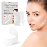 1 x Brand New Face Lifting Tape,Facelift Sticker,Facelifting Sticker,60 Pieces Face Tape Lifting,Face Lift Tape,Instant Face Lift Tape,Face Lift Sticker,Lift Face Sticker,Invisible V-Shape Face Lift Patch - RRP €8.56