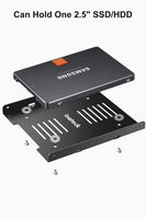 3 x RAW Customer Returns Inateck Hard Drive Mounting Frame Kit for 2 x 2.5 SSD HDD to 3.5 Bay Internal, HDD Metal Mounting Frame, Adapter, for PC Internal SSD - RRP €29.97