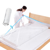 1 x RAW Customer Returns Large Vacuum Storage Bags for Mattress Clothes Waterproof Sealable Reusable Space Saving Compression Mattress 80 No Vacuum Pump 220 100cm - RRP €19.67