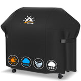 1 x RAW Customer Returns Zettum Grill Cover 147 CM -7130 Grill Cover for Weber Genesis II Series Heavy Duty Waterproof, PU cover for Weber Genesis E-330, E-310, S-310, S-330, S-335, S-340 147 L x 63 W x 113 H cm  - RRP €36.29