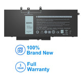 1 x RAW Customer Returns HASESS GJKNX Battery Replacement for Dell Latitude 5480 5580 5280 5288 5488 5590 5591 5490 5491 5495 E5480 E5580 E5490 E5590 Precision 15 3520 3530 Series GD1JP DY9NT 5YHR4 451-BBZG 7. 6V 68Wh - RRP €45.83