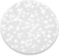 2 x Brand New Lumare LED ceiling light starry sky 24W 2000lm 315mm round 2700K warm white Star decoration glitter effect lamp for living room and children s room - RRP €39.98