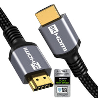 1 x RAW Customer Returns Anhuicco 4K HDMI 2.0 Cable Certified 15 meters 18Gbps 4K 30Hz 60Hz Dobly ARC HDR HDCP 2.2 Support PS5 Xbox PC Real 4K Fire UHD TV HDTV - RRP €46.99