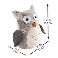 1 x RAW Customer Returns Estimber Cute Door Stop Decorative Door Stops for Home and Office, Owl Weighted Interior Door Stop Fabric Stuffed Animal Door Stop Floor Decorative - RRP €16.13