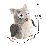 1 x RAW Customer Returns Estimber Cute Door Stop Decorative Door Stops for Home and Office, Owl Weighted Interior Door Stop Fabric Stuffed Animal Door Stop Floor Decorative - RRP €16.13