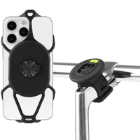 1 x RAW Customer Returns Bone 360 Rotatable Removable Bicycle Cell Phone Holder for Stem Handlebar, Universal Adjustable Cell Phone Bicycle Mount for iPhone Smartphone 4.7-7.2 inch - Bike Tie Connect Kit 2 - RRP €32.66